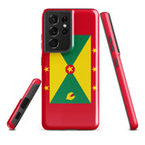 Grenada Flag Tough Cellphone case for Samsung® - Conscious Apparel Store