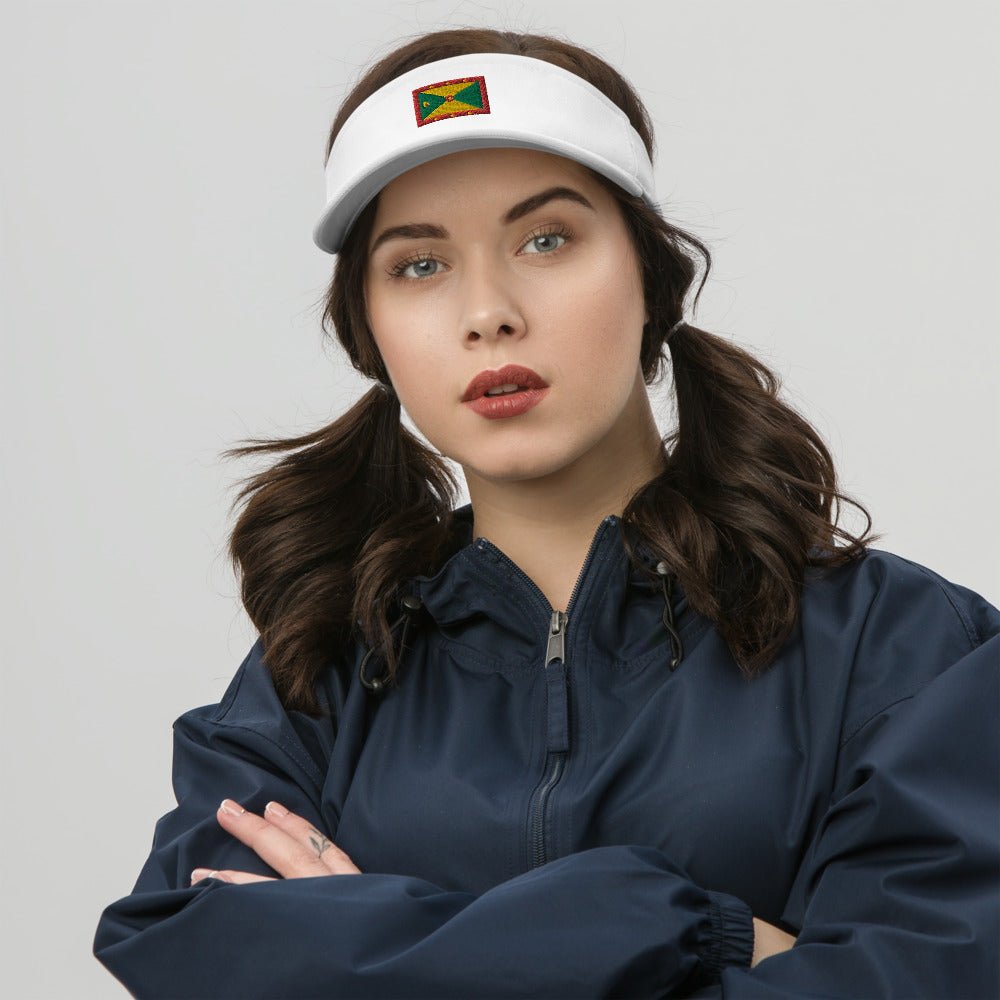 Grenada Flag Visor - Conscious Apparel Store