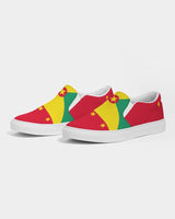 Grenada Flag Women's Slip-On Canvas Shoe - Conscious Apparel Store