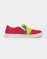 Grenada Flag Women's Slip-On Canvas Shoe - Conscious Apparel Store