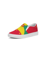 Grenada Flag Women's Slip-On Canvas Shoe - Conscious Apparel Store