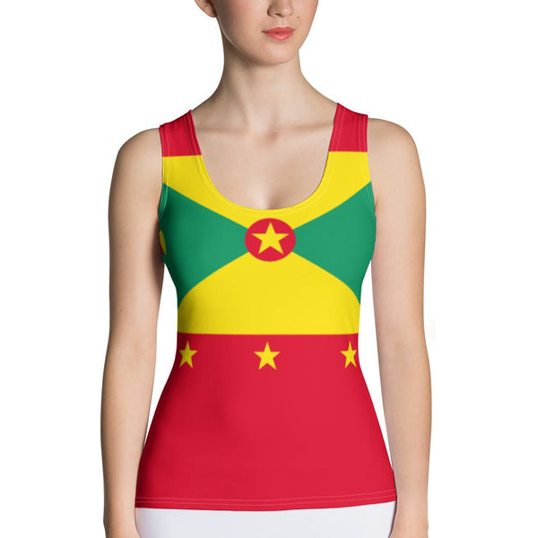 Grenada Flag Women's Tank Top - Conscious Apparel Store
