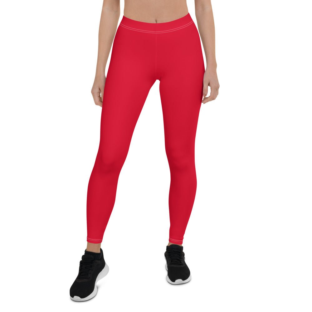 Grenada Red Leggings - Conscious Apparel Store