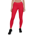 Grenada Red Leggings - Conscious Apparel Store