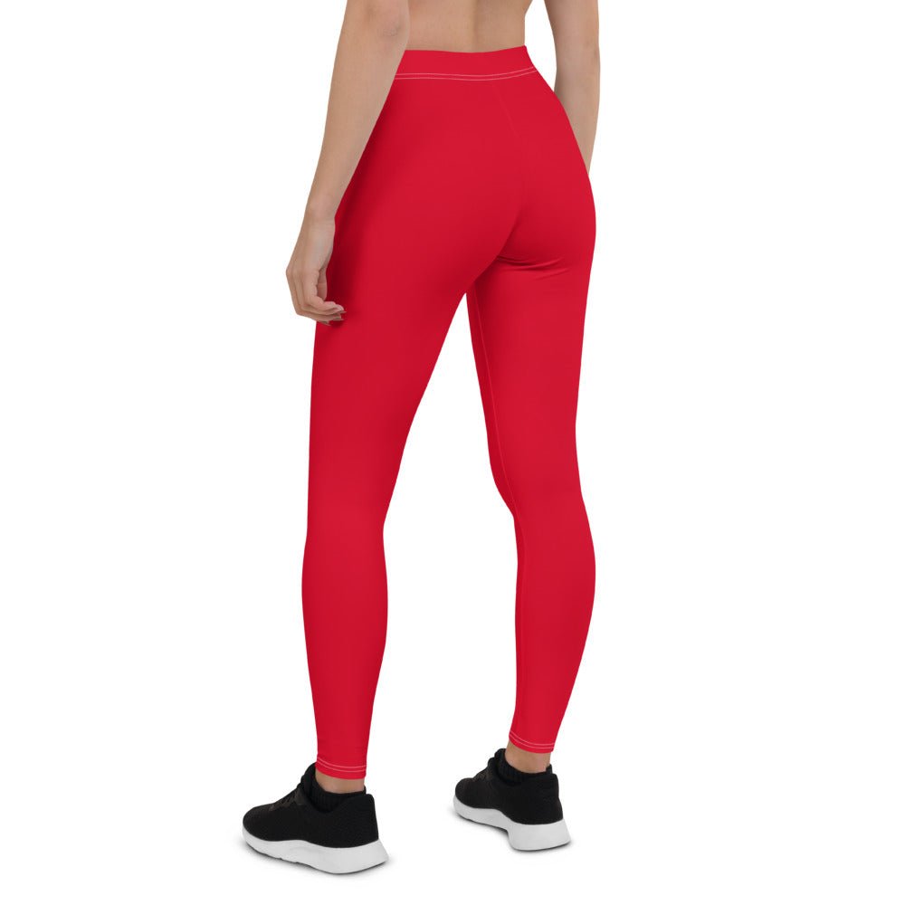 Grenada Red Leggings - Conscious Apparel Store