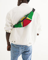 Guyana Flag Crossbody Sling Bag - Conscious Apparel Store