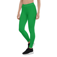 Guyana Flag Green Leggings - Conscious Apparel Store