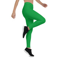 Guyana Flag Green Leggings - Conscious Apparel Store