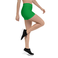 Guyana Flag Green Leggings Shorts - Conscious Apparel Store