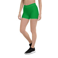 Guyana Flag Green Leggings Shorts - Conscious Apparel Store