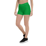 Guyana Flag Green Leggings Shorts - Conscious Apparel Store