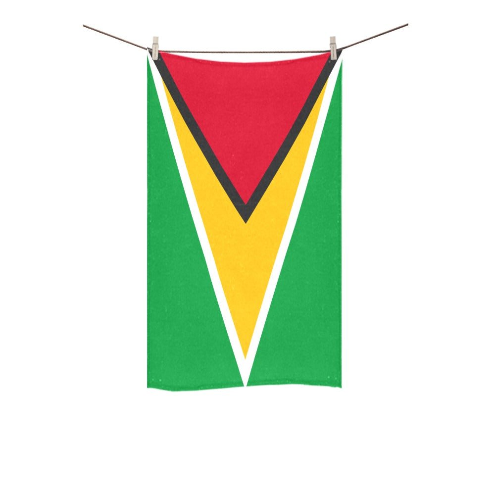 Guyana Flag Hand Towel 16"x28" - Conscious Apparel Store