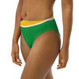 Guyana Flag high-waisted bikini bottom - Conscious Apparel Store