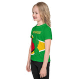 Guyana Flag Kids crew neck t-shirt - Conscious Apparel Store