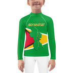 Guyana Flag Kids Rash Guard - Conscious Apparel Store