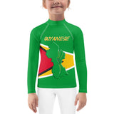 Guyana Flag Kids Rash Guard - Conscious Apparel Store