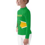 Guyana Flag Kids Rash Guard - Conscious Apparel Store