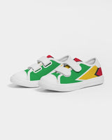 Guyana Flag Kids Velcro Sneaker - Conscious Apparel Store
