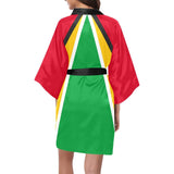 Guyana Flag Kimono Robe - Conscious Apparel Store