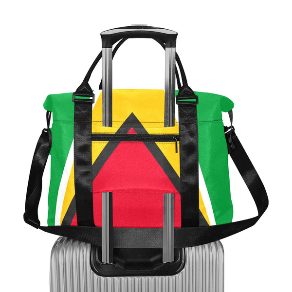 Guyana Flag Large Capacity Duffle Bag - Conscious Apparel Store