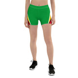 Guyana Flag Leggings Shorts (II) - Conscious Apparel Store