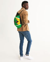 Guyana Flag Map Canvas Drawstring Bag - Conscious Apparel Store