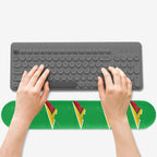 Guyana Flag Map Keyboard Wrist Rest Pad - Conscious Apparel Store