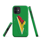 Guyana Flag Map Tough Cellphone Case for iPhone® - Conscious Apparel Store