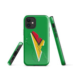 Guyana Flag Map Tough Cellphone Case for iPhone® - Conscious Apparel Store