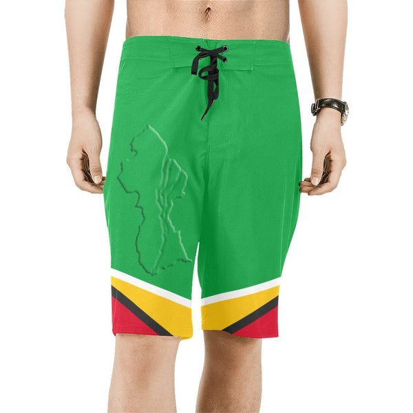 Guyana Flag Men's Board Shorts - Conscious Apparel Store