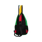 Guyana Flag Men's Casual Chest Bag - Conscious Apparel Store