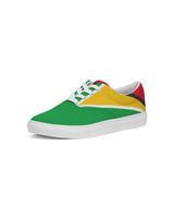 Guyana Flag Men's Lace Up Canvas Shoe - Conscious Apparel Store