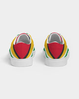Guyana Flag Men's Lace Up Canvas Shoe - Conscious Apparel Store