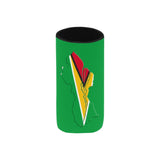 Guyana Flag Neoprene Can Cooler 5" x 2.3" dia. - Conscious Apparel Store