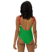Guyana Flag One-Piece Swimsuit - Conscious Apparel Store