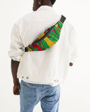 Guyana Flag Splash-Camo Crossbody Sling Bag - Conscious Apparel Store