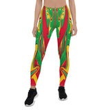 Guyana Flag Splash-Camo Leggings - Conscious Apparel Store