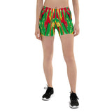 Guyana Flag Splash-Camo Leggings Shorts - Conscious Apparel Store