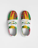Guyana Flag Splash-Camo Women's Two-Tone Sneaker - Conscious Apparel Store