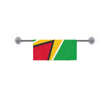 Guyana Flag Square Towel 13“x13” - Conscious Apparel Store