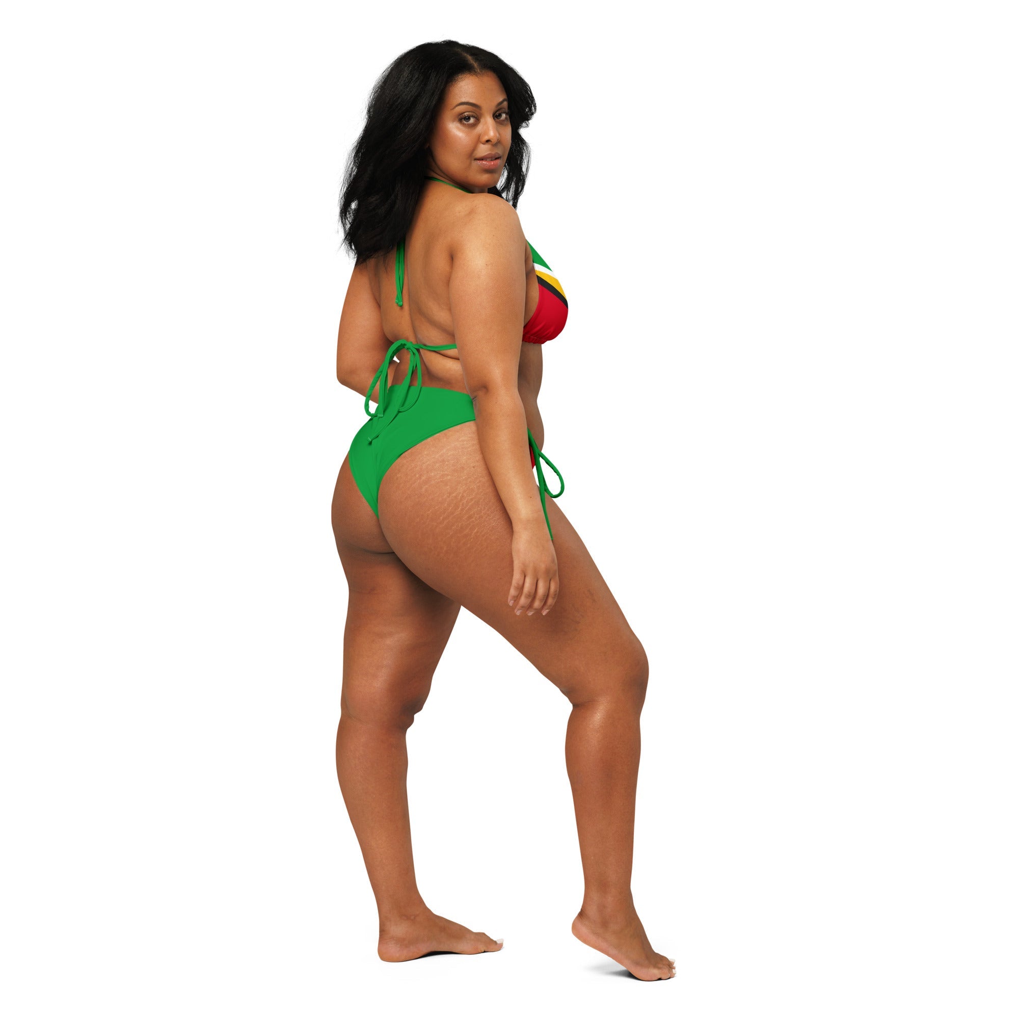 Guyana Flag string bikini - Conscious Apparel Store