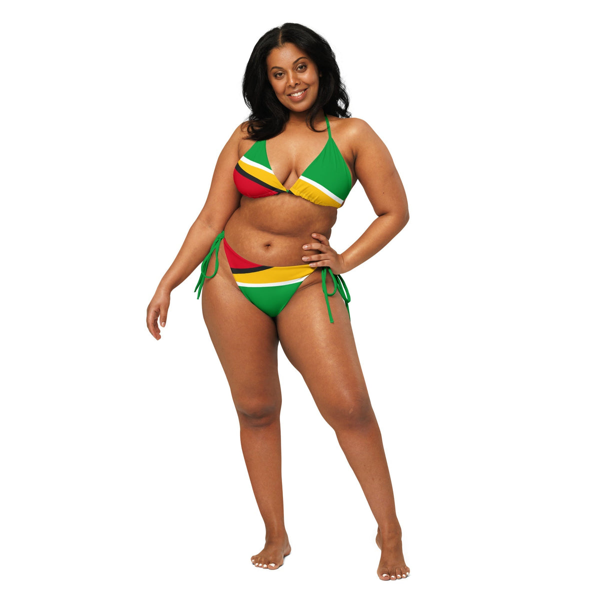 Guyana Flag string bikini - Conscious Apparel Store