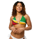 Guyana Flag string bikini top - Conscious Apparel Store