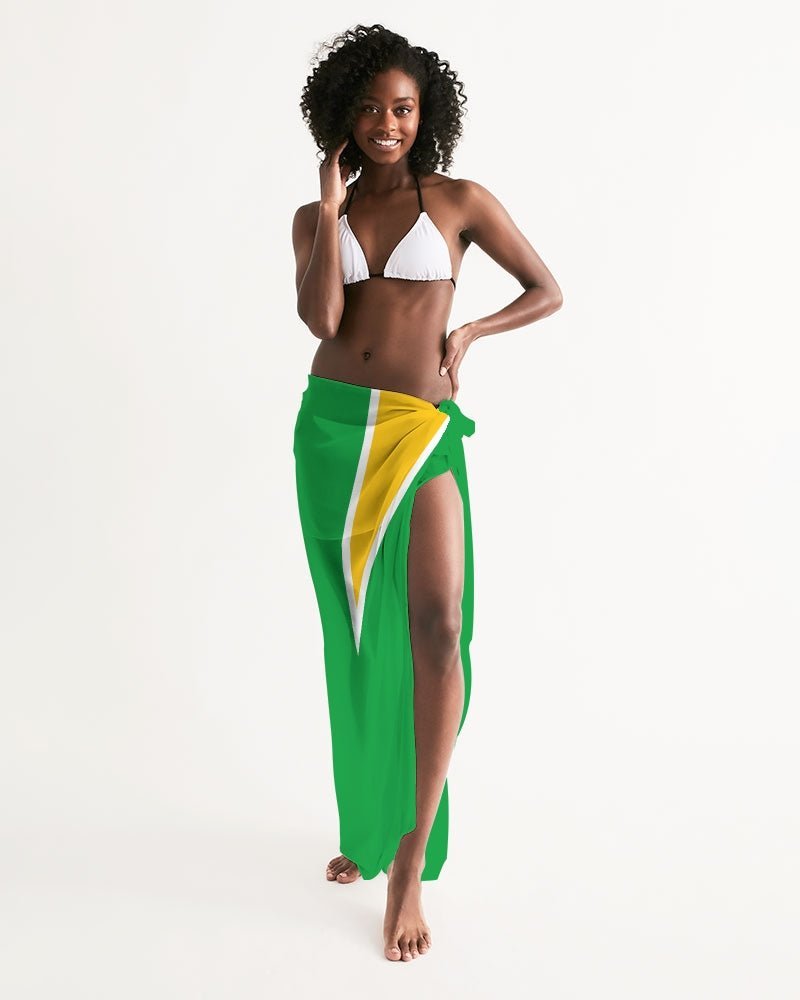 Guyana Flag Swim Cover Up - Conscious Apparel Store