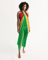 Guyana Flag Swim Cover Up - Conscious Apparel Store