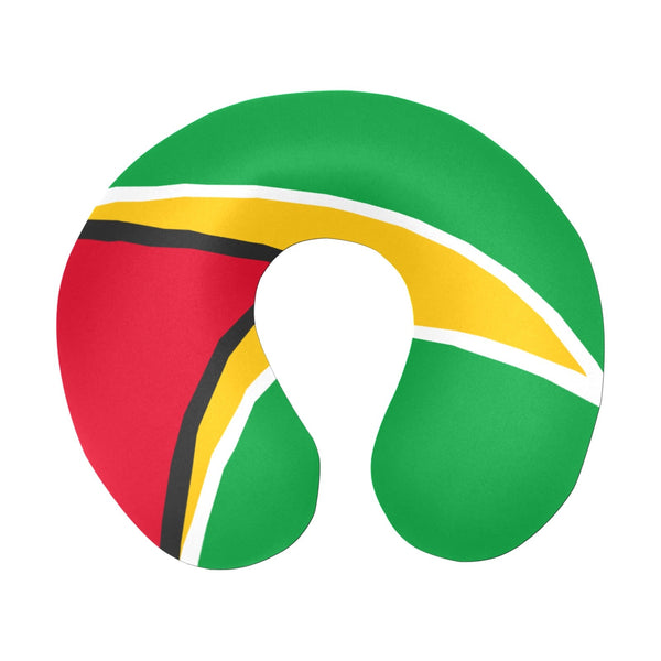 Guyana Flag U-Shape Travel Pillow - Conscious Apparel Store