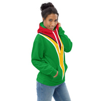 Guyana Flag Unisex Hoodie - Conscious Apparel Store