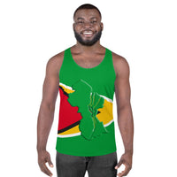 Guyana Flag Unisex Tank Top - Conscious Apparel Store