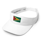 Guyana Flag Visor - Conscious Apparel Store