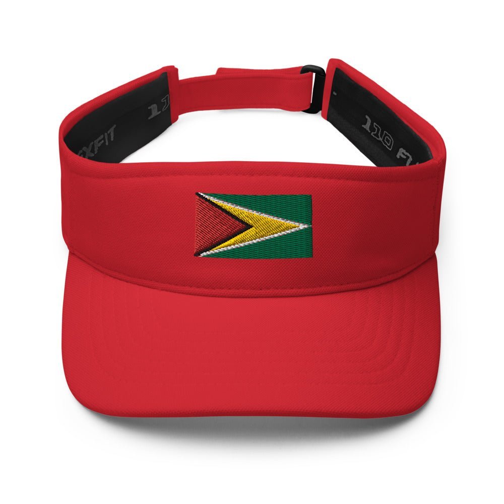 Guyana Flag Visor - Conscious Apparel Store